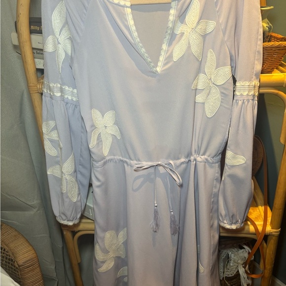 Tory Burch Sadie Floral Appliqué Dress - Picture 4 of 7